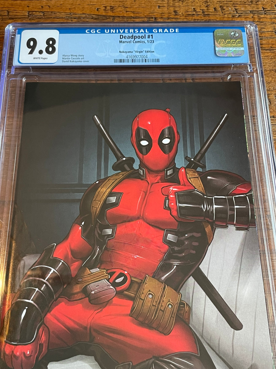 DEADPOOL #1 CGC 9.8 DAVID NAKAYAMA 1:100 RI VIRGIN VARIANT – East Side ...