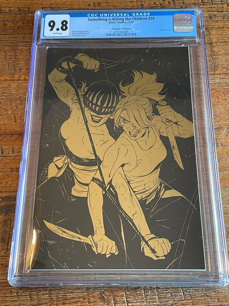 SOMETHING IS KILLING THE CHILDREN #26 CGC 9.8 GOLD FOIL TINY ONION EXCL VARIANT