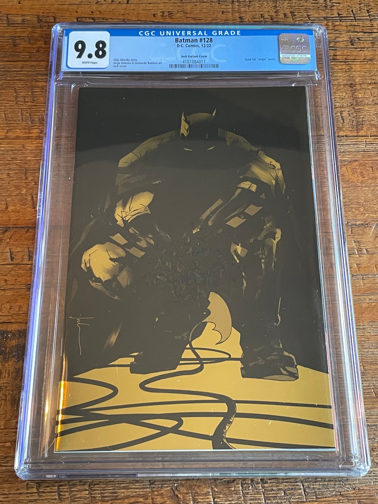 BATMAN #128 CGC 9.8 JOCK 1:50 RI GOLD "FOIL" VIRGIN INCENTIVE VARIANT