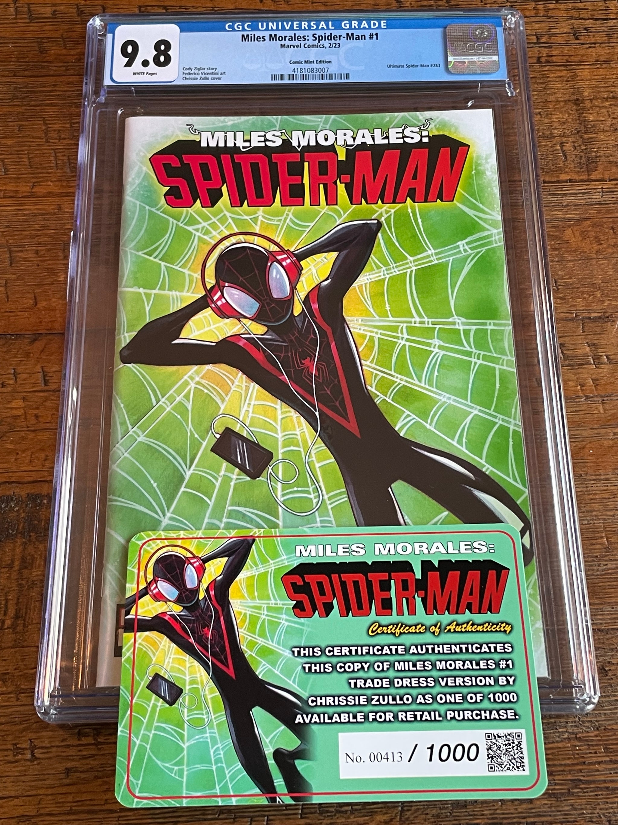 Miles Morales Spider-Man #1 Orzu Exclusive Variant shops Virgin