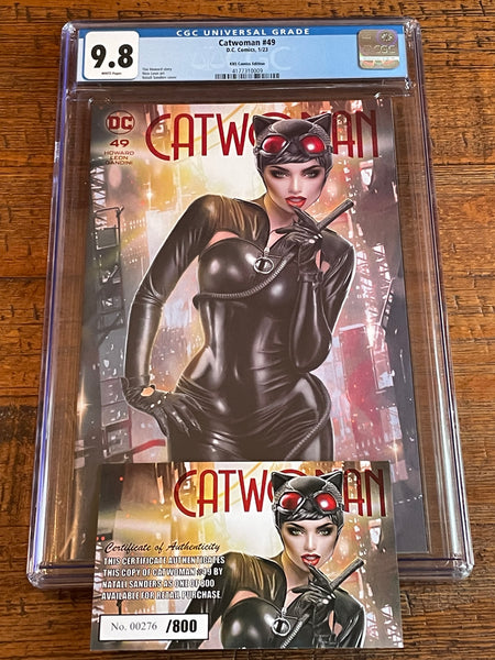 CATWOMAN #49 CGC 9.8 NATALI SANDERS EXCL VARIANT LIMITED TO 800