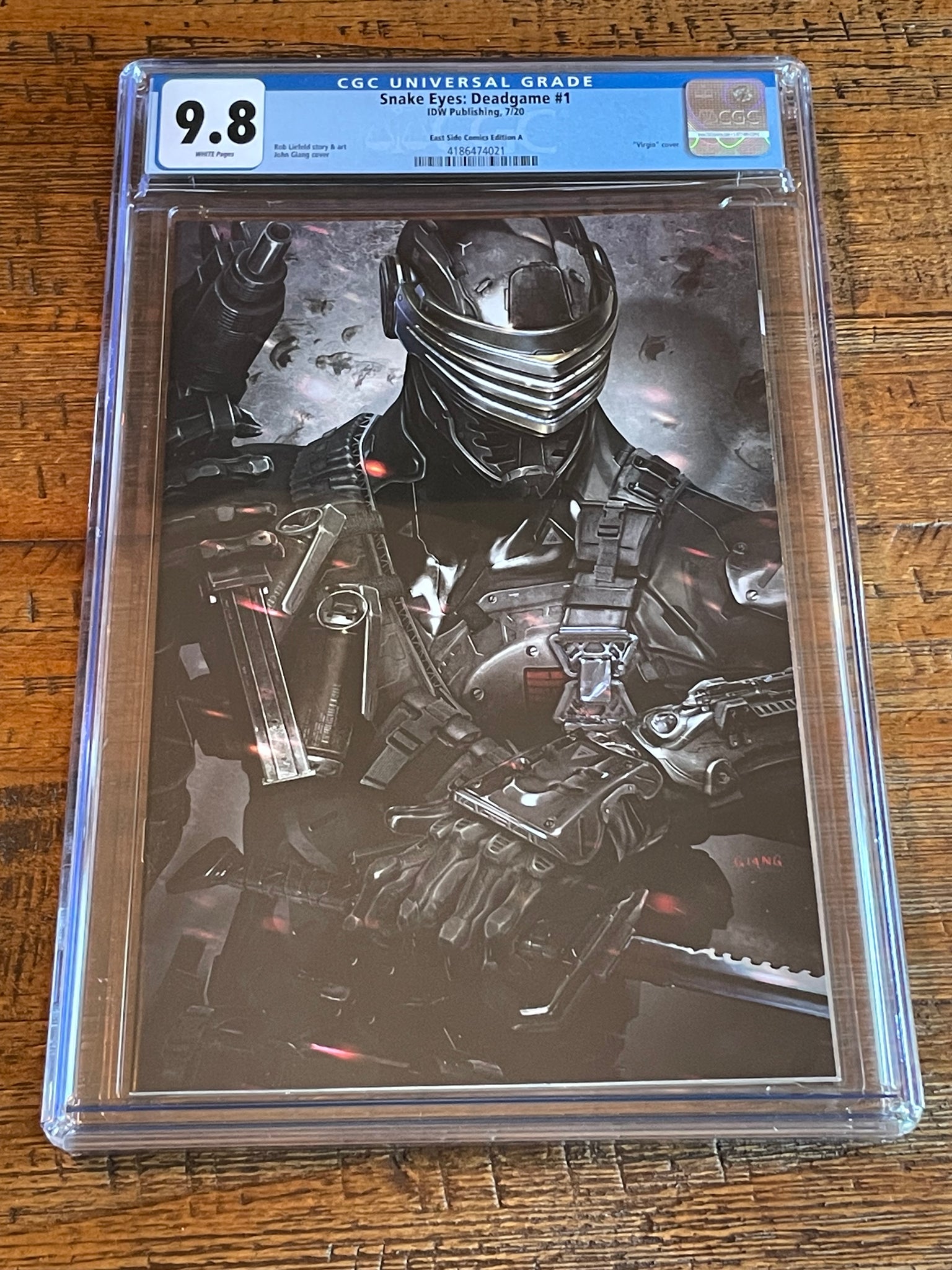 SNAKE-EYES DEADGAME #1 CGC 9.8 JOHN GIANG G.I. JOE VIRGIN VARIANT-A