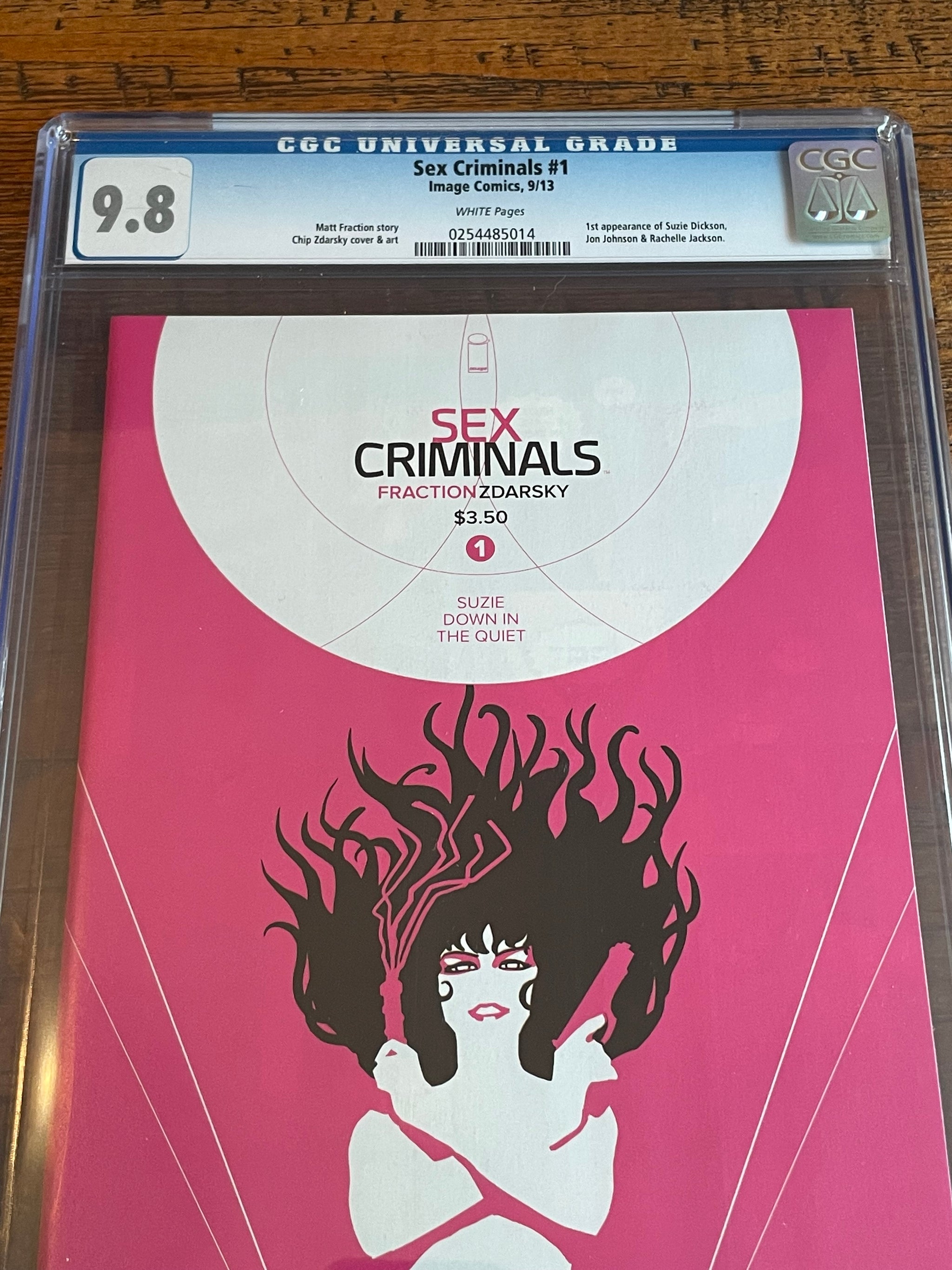 SEX CRIMINALS #1 CGC 9.8 1ST PRINTING AMAZON PRIME TV SERIES! – East Side  Comics