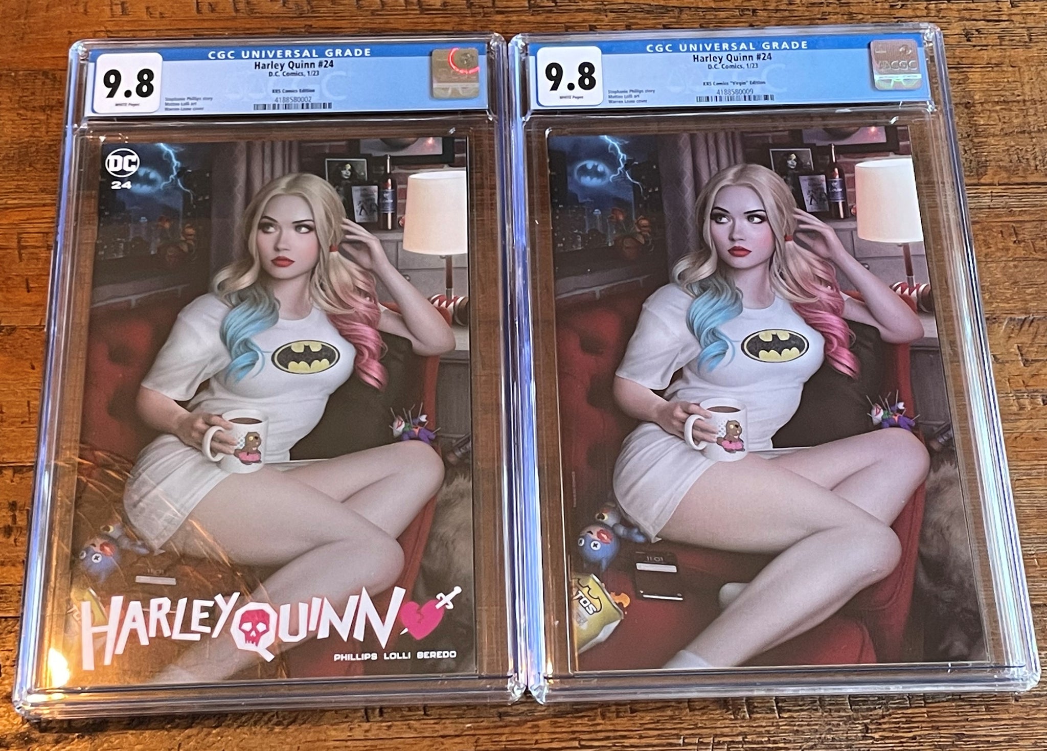 Harley Quinn #24 Warren Louw outlet Trade Variant CGC 9.8