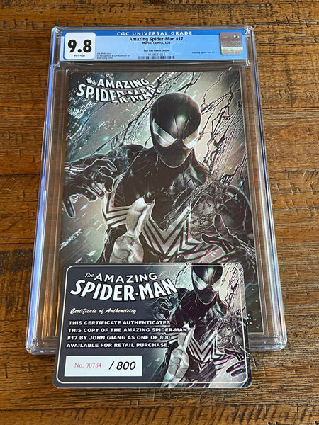 AMAZING SPIDER-MAN #17 CGC 9.8 JOHN GIANG EXCL VARIANT LIMITED TO 800