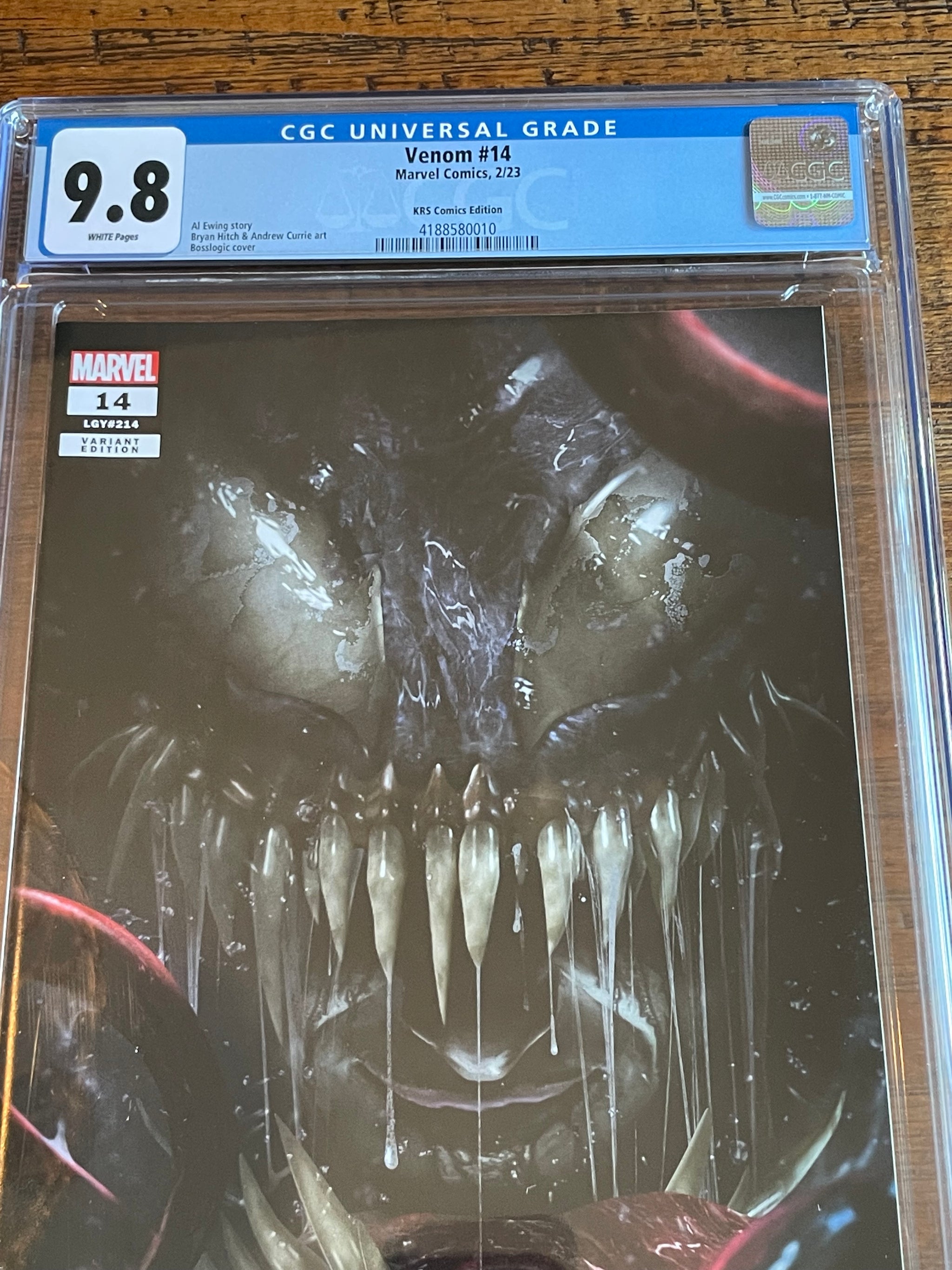 Venom #8 Boney Virgin high quality Edition CGC 9.6