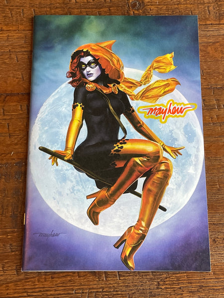 AMAZING SPIDER-MAN #14 MIKE MAYHEW SIGNED COA TRADE & VIRGIN VARIANT HALLOWS EVE