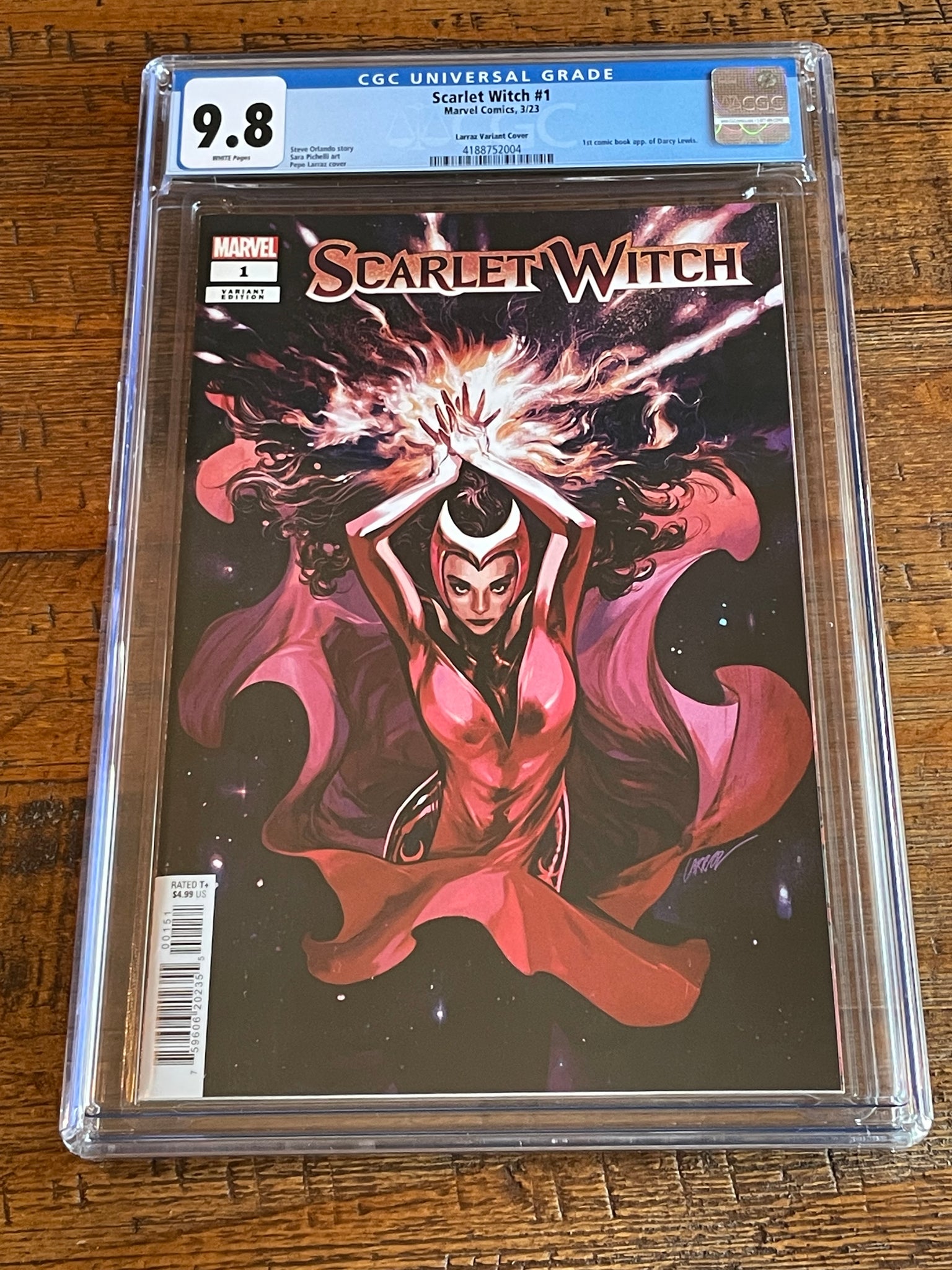 Scarlet Witch #1 H 1:25 Pepe Larraz Variant (01/04/2023) Marvel