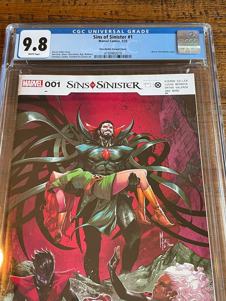 SINS OF SINISTER #1 CGC 9.8 CHECCHETTO 1:50 RI INCENTIVE VARIANT