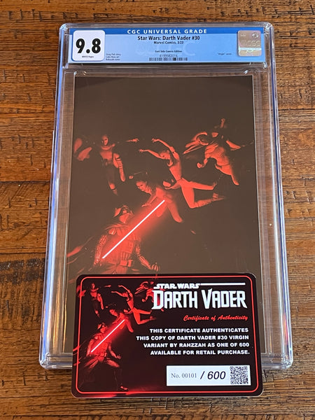 STAR WARS DARTH VADER #30 CGC 9.8 RAHZZAH EXCL VIRGIN VARIANT LIMITED TO 600