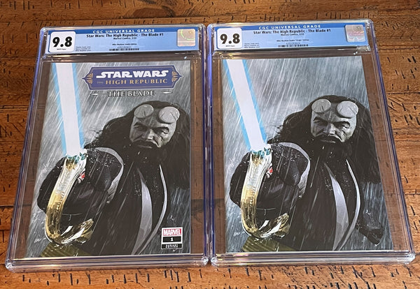 STAR WARS THE HIGH REPUBLIC: THE BLADE #1 CGC 9.8 MIKE MAYHEW TRADE & VIRGIN VARIANT