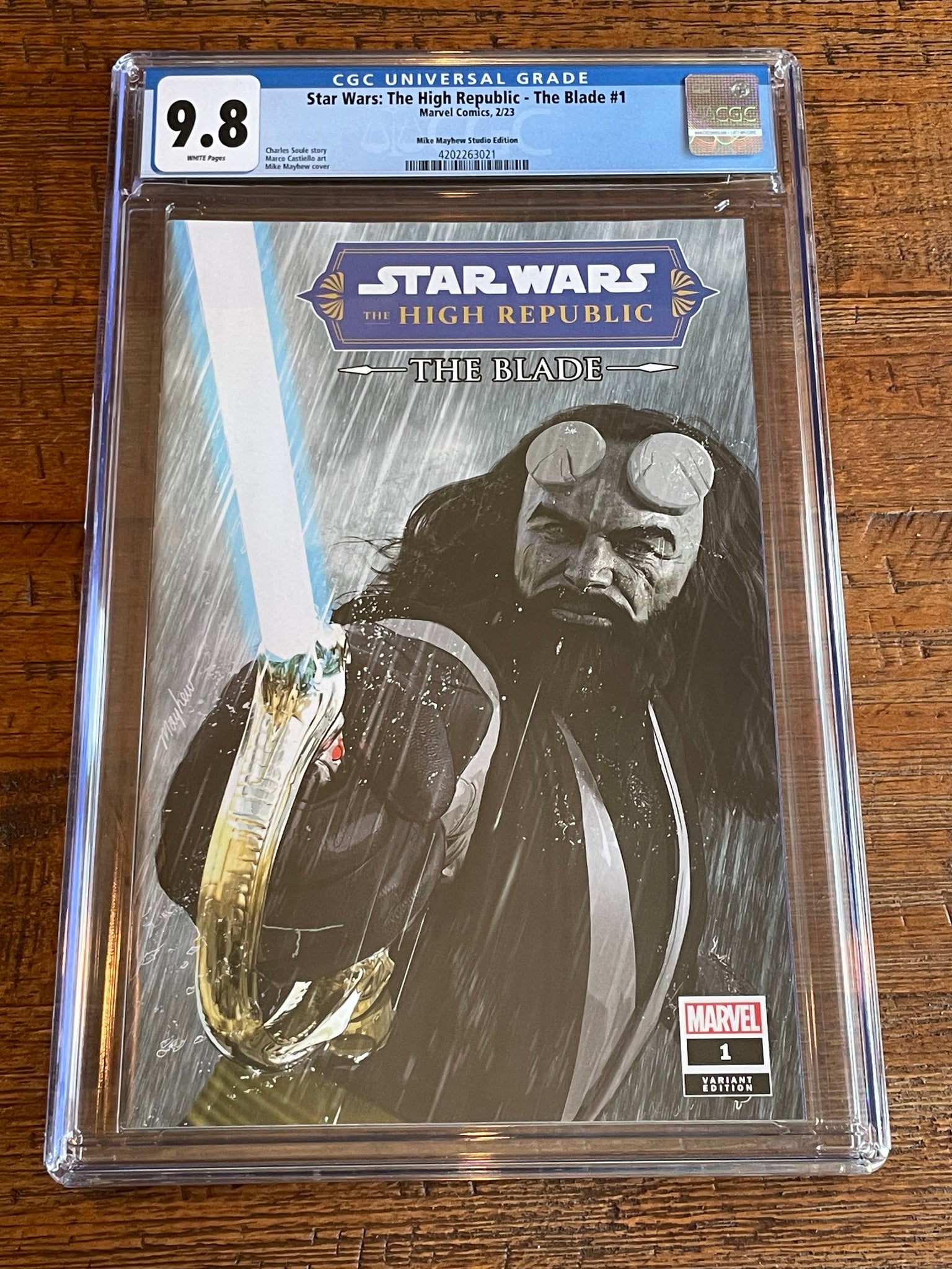 STAR WARS THE HIGH REPUBLIC: THE BLADE #1 CGC 9.8 MIKE MAYHEW TRADE & VIRGIN VARIANT