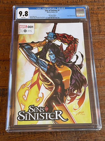 SINS OF SINISTER #1 CGC 9.8 PABLO VILLALOBOS EXCL VARIANT LIMITED TO 500