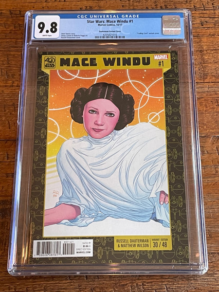 STAR WARS MACE WINDU #1 CGC 9.8 PRINCESS LEIA LUCASFILM 40th ANNIVERSARY