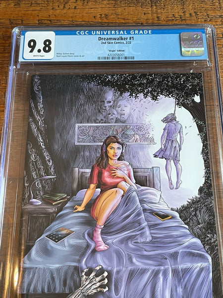 DREAMWALKER 1 CGC 9.8 NOEL FLORES 1:25 RI VIRGIN INC VARIANT 2ND SKIN COMICS