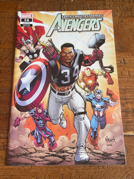 AVENGERS #58 BO JACKSON HOF OAKLAND RAIDERS TODD NAUCK VARIANT