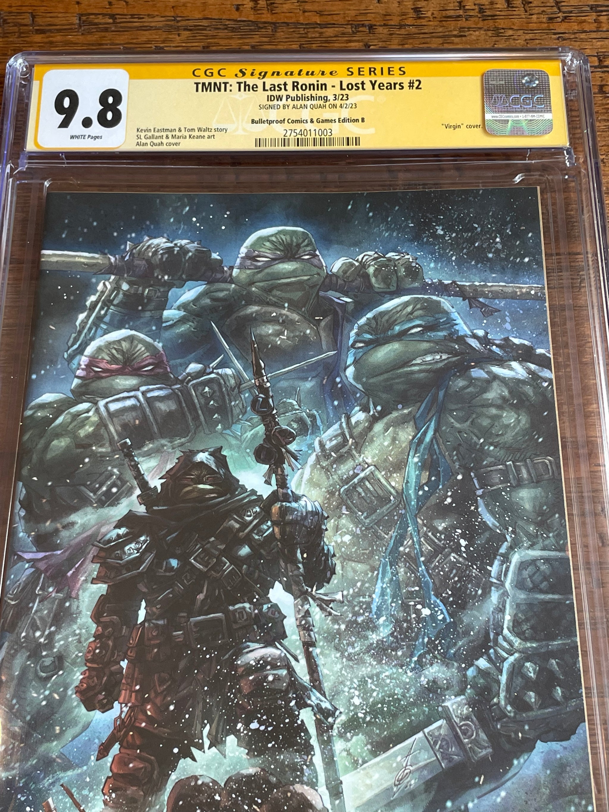 TMNT: The Last Ronin - Lost cheapest Years #1 John Giang Virgin Variant CGC 9.8