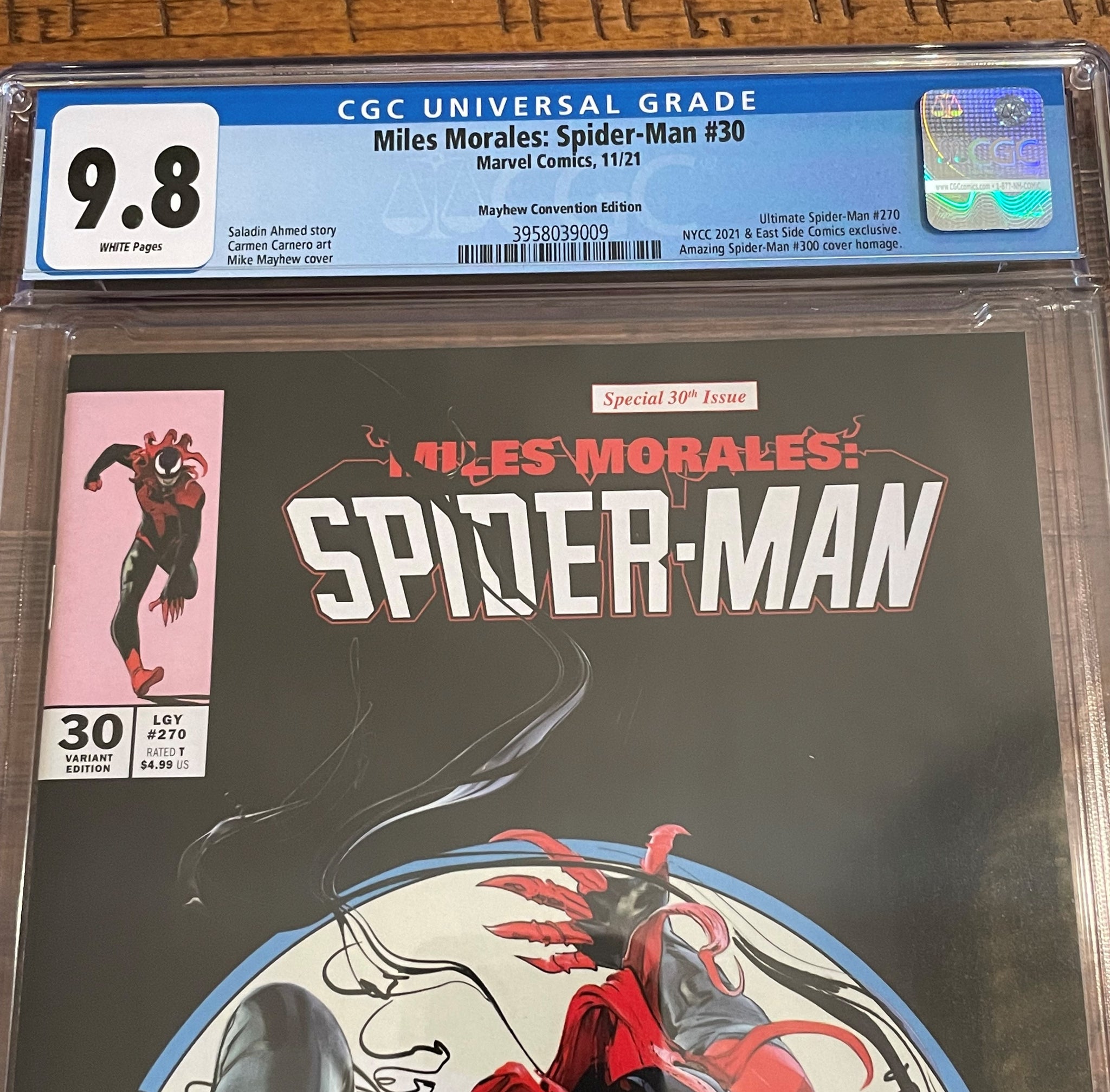 CGC graded 9.8 Miles Morales:Spider-Man store #26