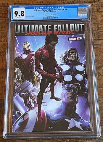 ULTIMATE FALL-OUT #4 CGC 9.8 CLAYTON CRAIN FACSIMILE TRADE DRESS VARIANT-A
