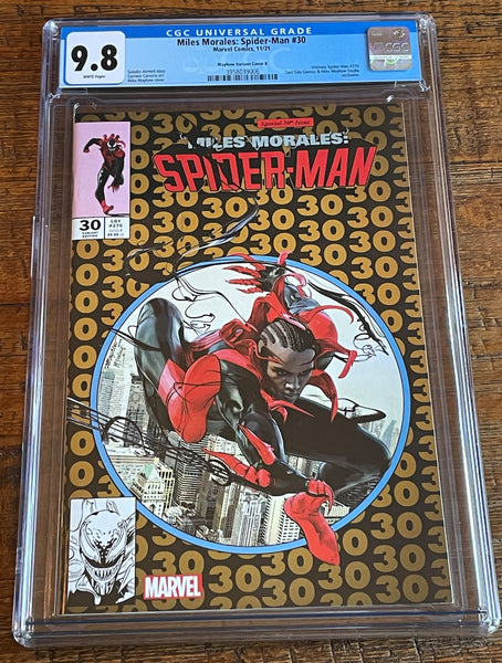 MILES MORALES: SPIDER-MAN #30 CGC 9.8 MIKE MAYHEW GOLD VARIANT-B