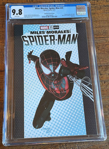 MILES MORALES SPIDER-MAN #25 CGC 9.8 MIKE MAYHEW HOMAGE TRADE VARIANT-A