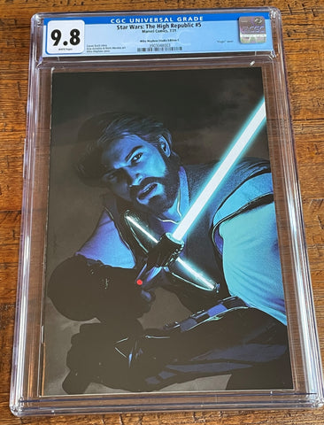 STAR WARS HIGH REPUBLIC #5 CGC 9.8 MIKE MAYHEW STELLAN GIOS SHADOW VARIANT-C