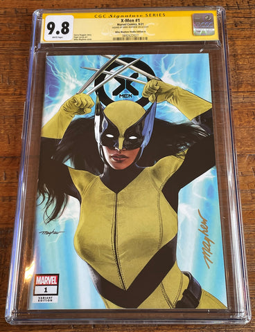 X-MEN #1 CGC SS 9.8 MIKE MAYHEW SIGNED X-23 TRADE DRESS VARIANT-A 2021