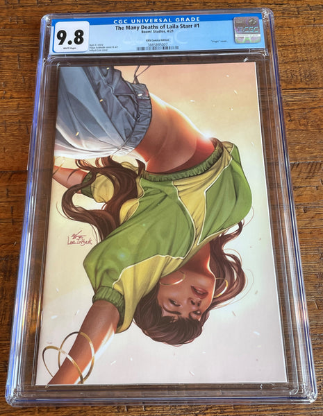 MANY DEATHS OF LAILA STARR #1 CGC 9.8 INHYUK LEE EXCLUSIVE VIRGIN VARIANT