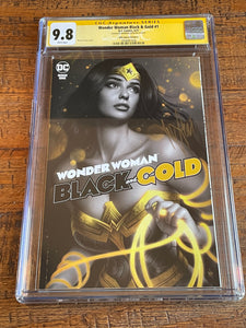 WONDER WOMAN BLACK & GOLD #1 CGC SS 9.8 WARREN LOUW SIGNED TRADE DRESS VARIANT-A