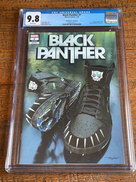 BLACK PANTHER #1 CGC 9.8 MIKE MAYHEW SNEAKER TRADE DRESS VARIANT-A