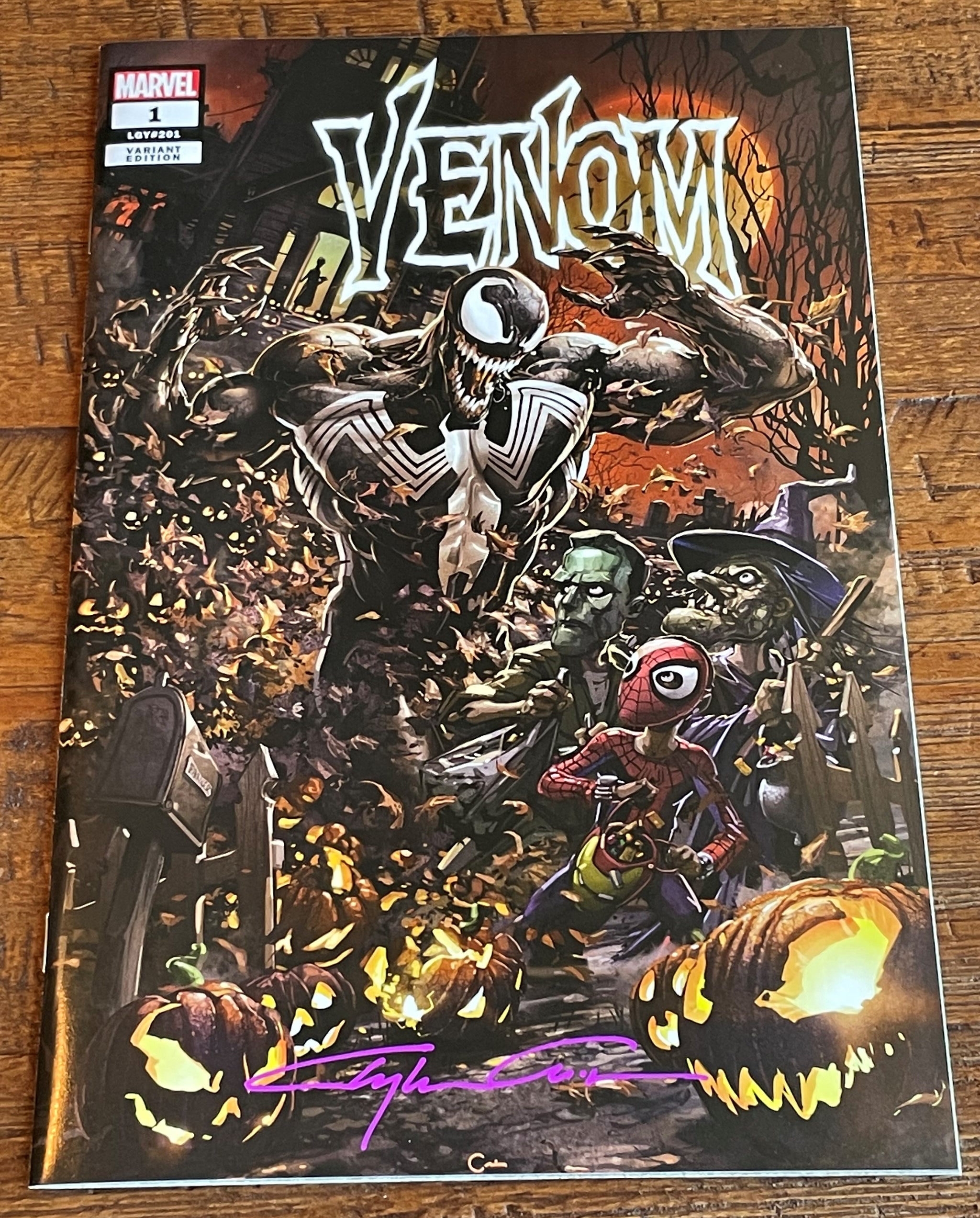 Venom The End 1 Clayton shops Crain Variant Trade