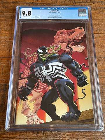 VENOM #1 CGC 9.8 TONY FLEECS VIRGIN VARIANT-B 2021