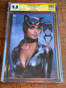 DETECTIVE COMICS #1050 CGC SS 9.8 WILL JACK REMARKED SKETCH CATWOMAN VIRGIN VARIANT-B