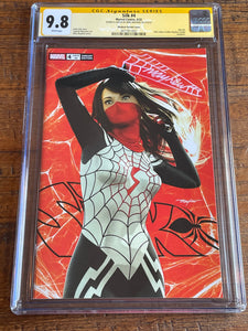SILK #4 CGC SS 9.8 MIKE MAYHEW SIGNED SKETCH THWIP TRADE DRESS VARIANT-A 2022