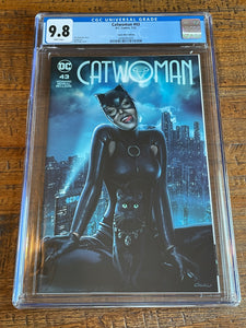 CATWOMAN #43 CGC 9.8 ROB CSIKI LIMITED TO 300 EXCL VARIANT HARLEY QUINN