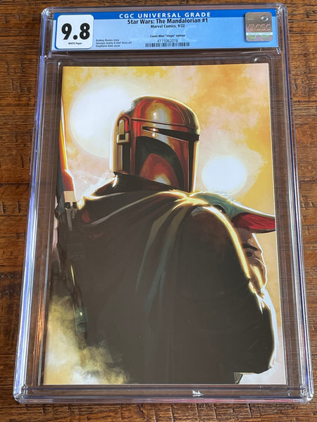 STAR WARS: THE MANDALORIAN #1 CGC 9.8 STEPHANIE HANS VIRGIN VARIANT-B