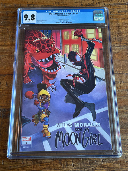 MILES MORALES AND MOON GIRL #1 CGC 9.8 CHRISSIE ZULLO TRADE DRESS VARIANT-A