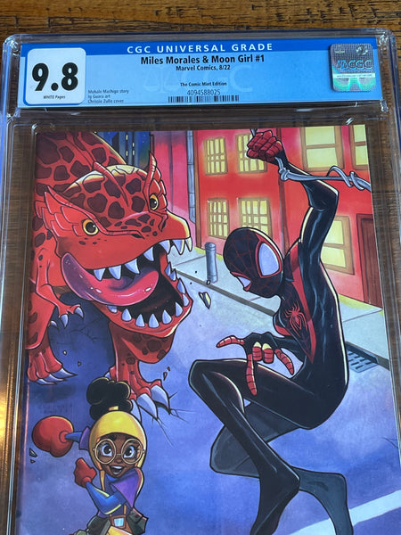 MILES MORALES AND MOON GIRL #1 CGC 9.8 CHRISSIE ZULLO TRADE DRESS VARIANT-A
