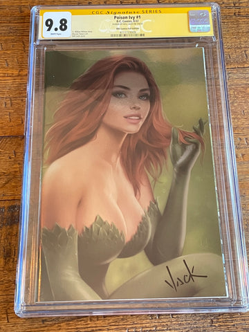 POISON IVY #1 CGC SS 9.8 WILL JACK SIGNED FOIL VIRGIN VARIANT-B