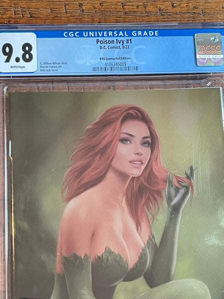 POISON IVY #1 CGC 9.8 WILL JACK NYCC "FOIL" VIRGIN VARIANT-C
