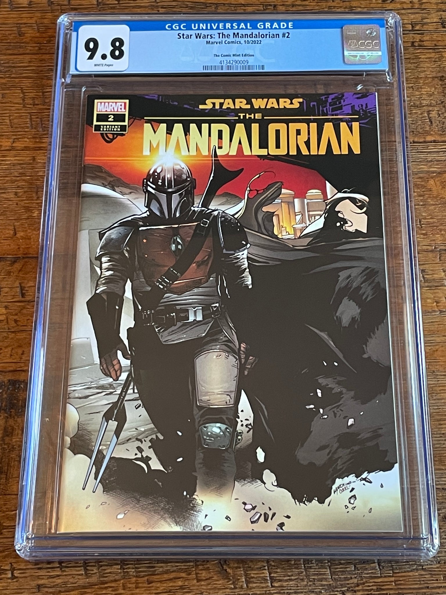 STAR WARS THE MANDALORIAN #2 CGC 9.8 EMA LUPACCHINO EXCL VARIANT LIMITED TO 600