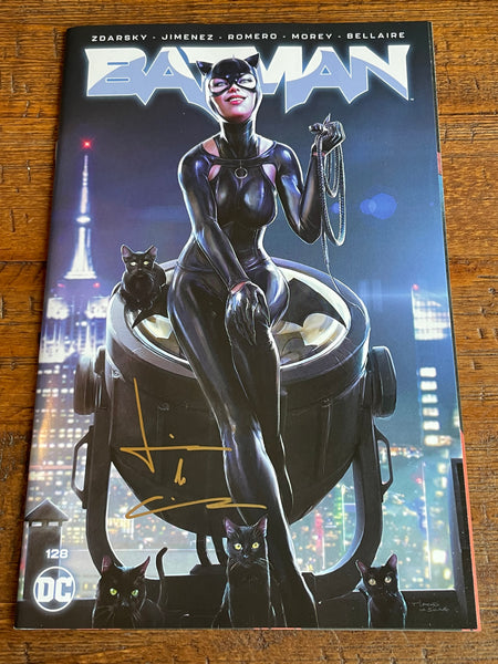 BATMAN #128 TIAGO DA SILVA SIGNED NYCC EXCL VARIANT LIMITED to 800 WITH COA