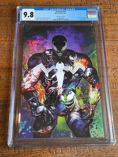 VENOM #200 (#35) CGC 9.8 CLAYTON CRAIN BOSTON CON VIRGIN VARIANT-F