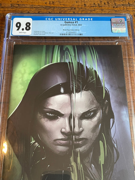 GUMAA THE BEGINNING OF HER #1 CGC 9.8 CLAYTON CRAIN EXCLUSIVE VIRGIN VARIANT