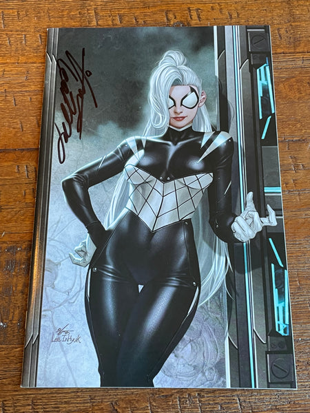 EDGE OF SPIDER-VERSE #1 INHYUK LEE SIGNED COA HOMAGE VIRGIN VARIANT-B