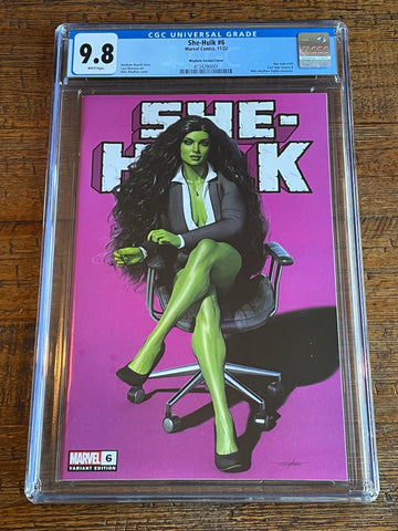 SHE-HULK #6 CGC 9.8 MIKE MAYHEW EXCLUSIVE VARIANT LIMITED TO 800