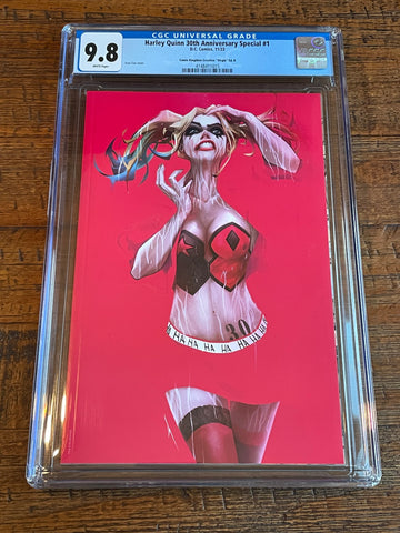 HARLEY QUINN 30th ANNIVERSARY #1 CGC 9.8 IVAN TAO PINK NYCC EXCLUSIVE VARIANT