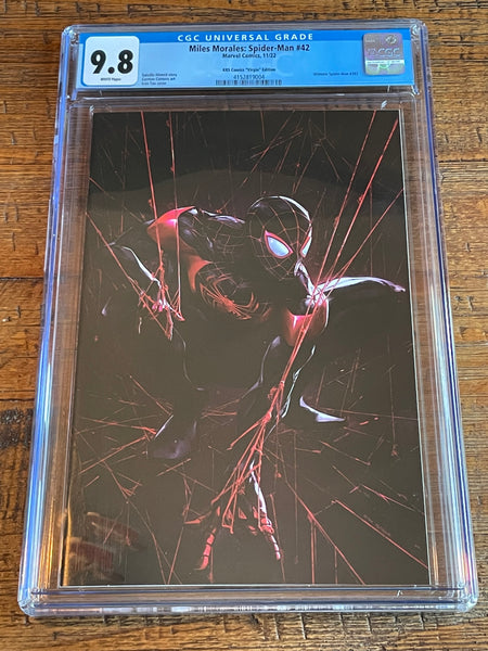 MILES MORALES: SPIDER-MAN #42 CGC 9.8 IVAN TAO HOMAGE VIRGIN VARIANT-B