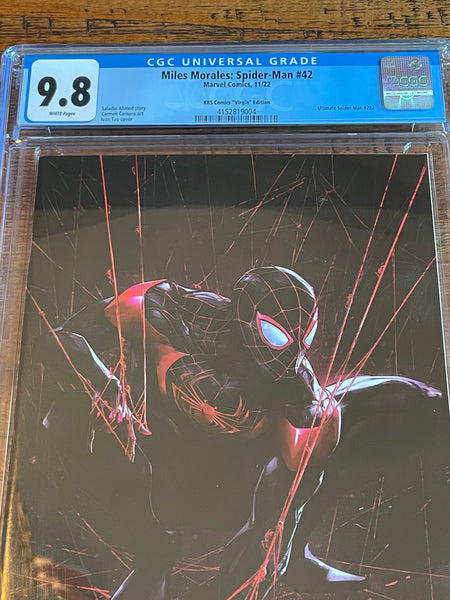 MILES MORALES: SPIDER-MAN #42 CGC 9.8 IVAN TAO HOMAGE VIRGIN VARIANT-B