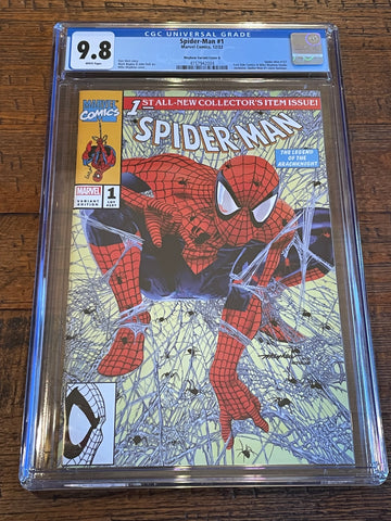 SPIDER-MAN #1 CGC 9.8 MIKE MAYHEW HOMAGE TRADE VARIANT-A